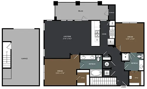 Floor plan B2G West