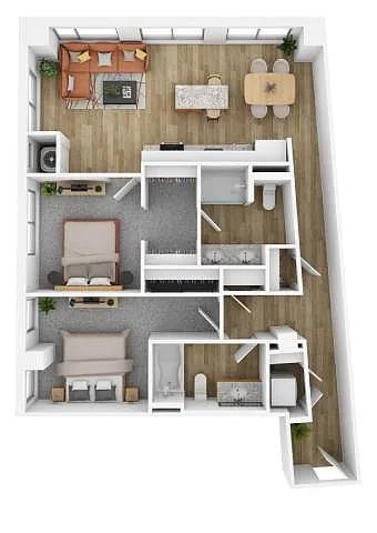 Floor plan Oasis (BLDG II)