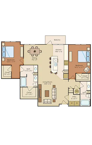 Floor plan B8