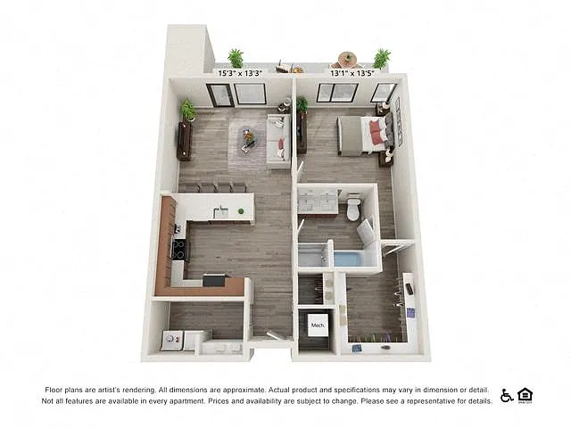 Floor plan 1M