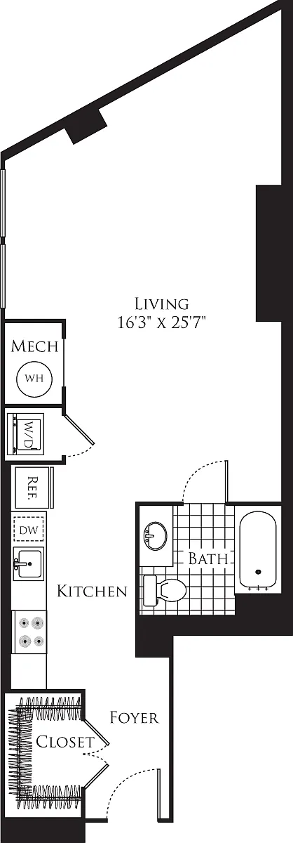 Floor plan Studio- 673