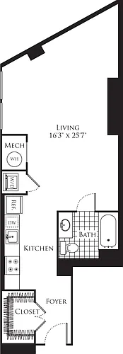 Floor plan Studio- 673