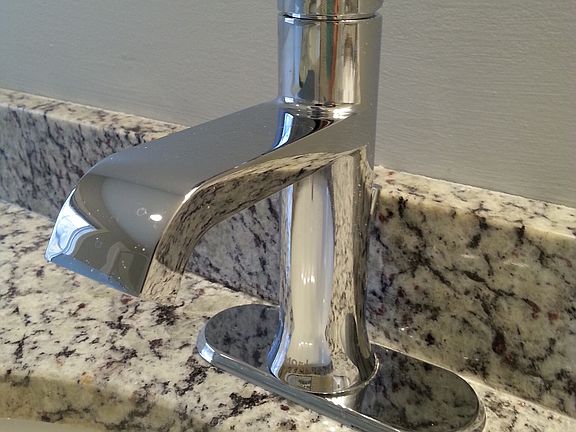 Master bath double vanity