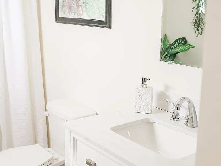 Downstairs bathroom.