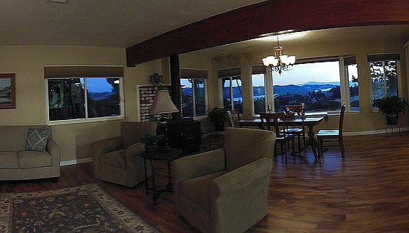Living room and Dining room