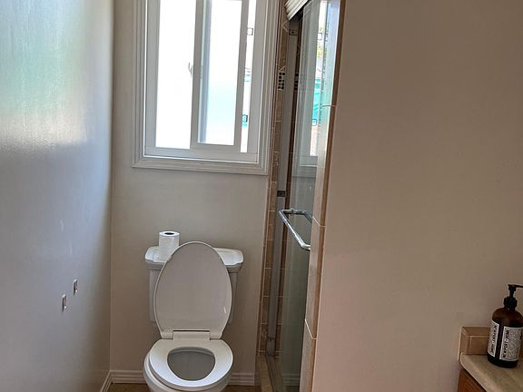 Hallway bathroom.