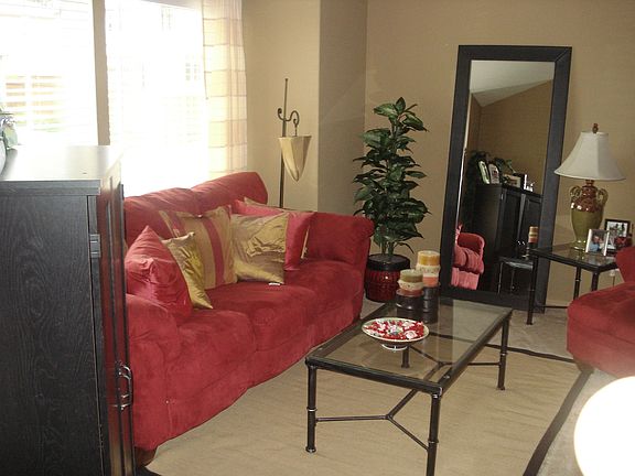Living Room with vaulted ceilings