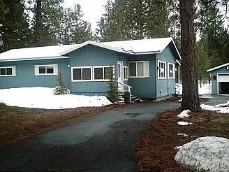 Paved circle driveway