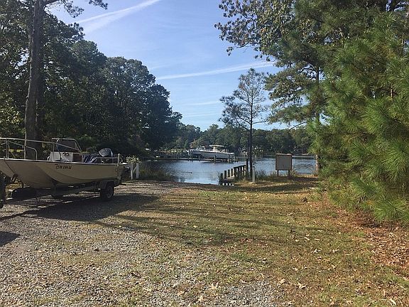 Community boat ramp.