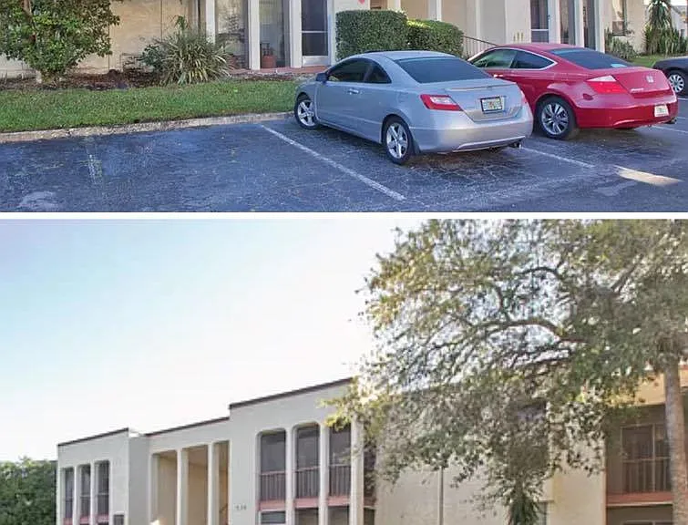 Parking in front of unit.
