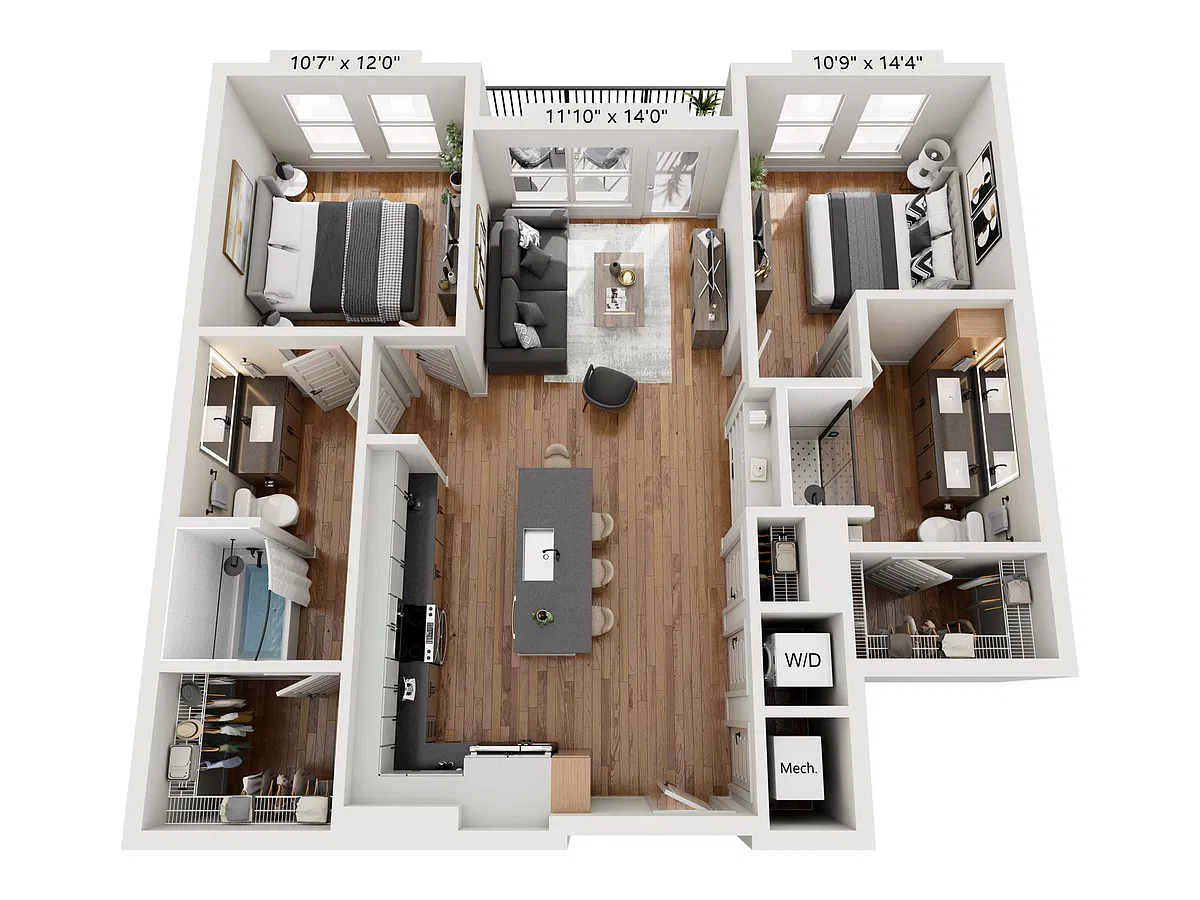 Floor plan B6