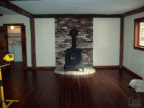 Woodstove In Living Room & Dining Room