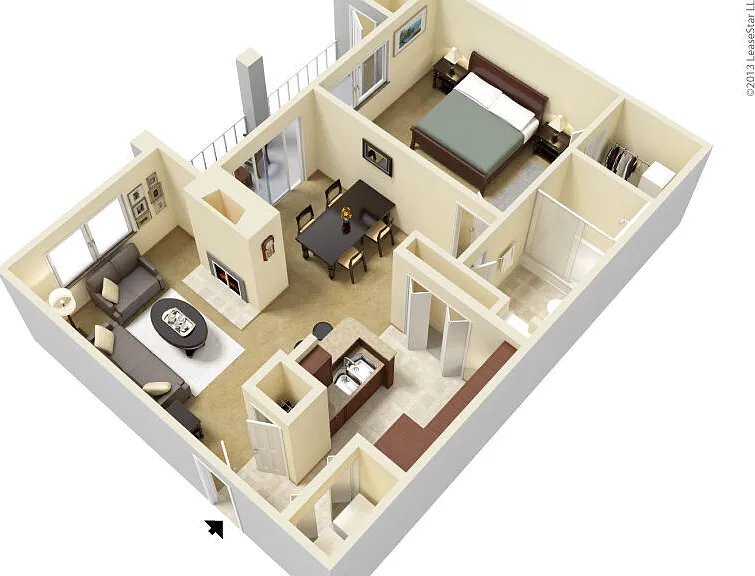 A2 floor plan Madison at Melrose