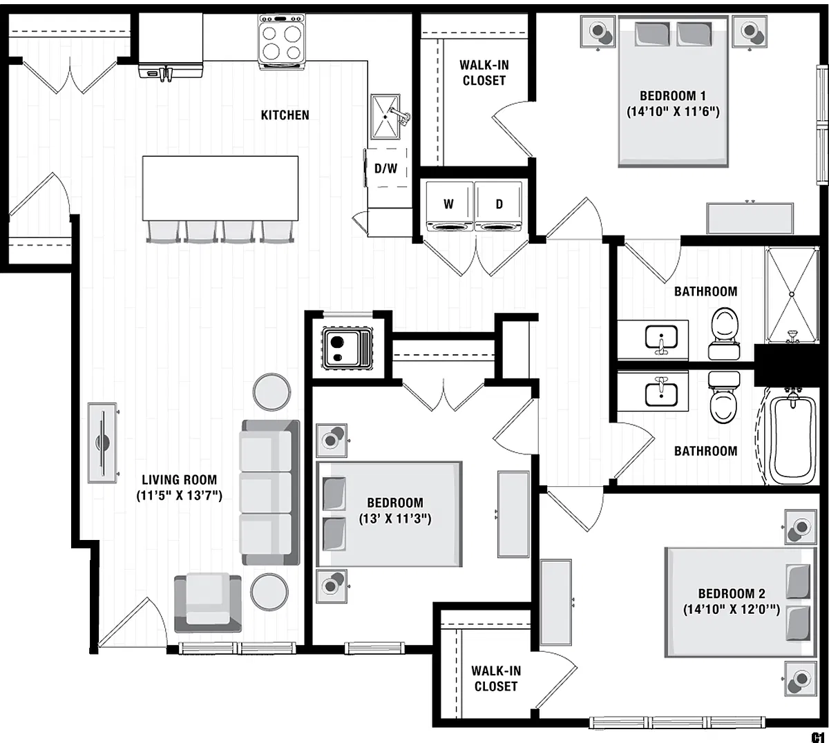Floor plan The Winsor