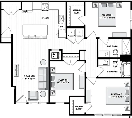 Floor plan The Winsor