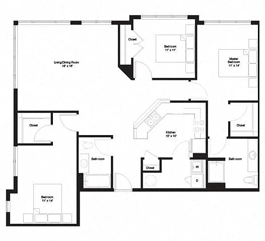 Floor plan 3B