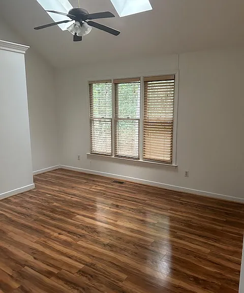 downstairs optional master with sky lights