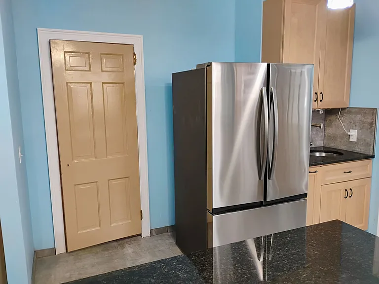 Two kitchen sinks.