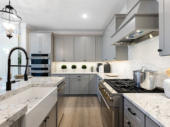 Artisan backsplash in kitchen