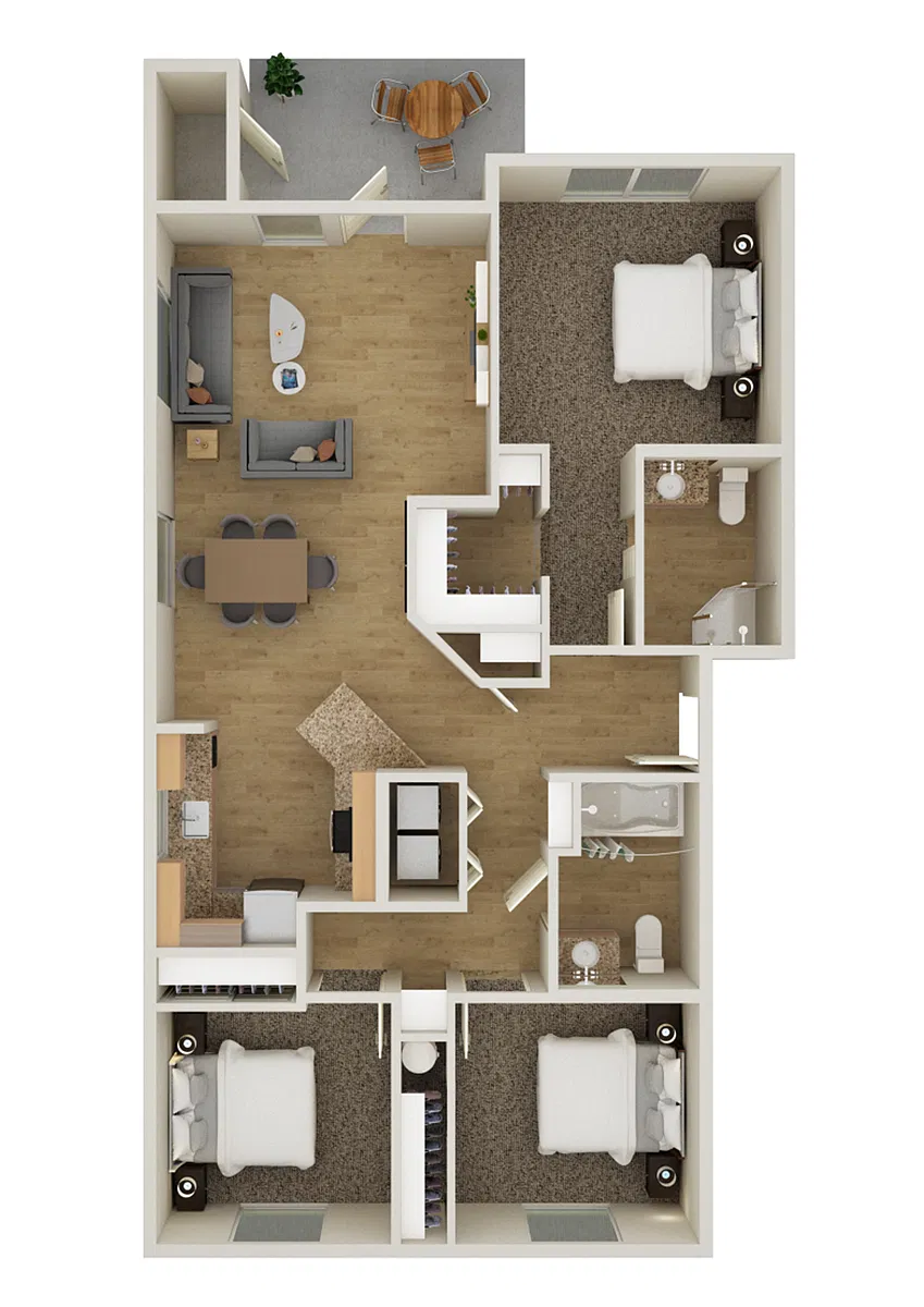 Floor plan Muscovy - ADA