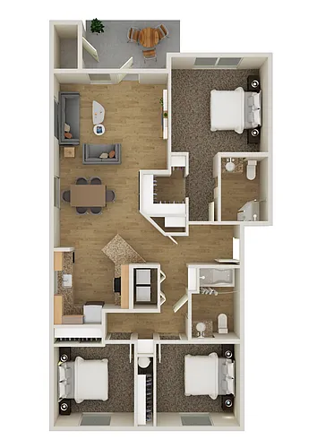 Floor plan Muscovy - ADA