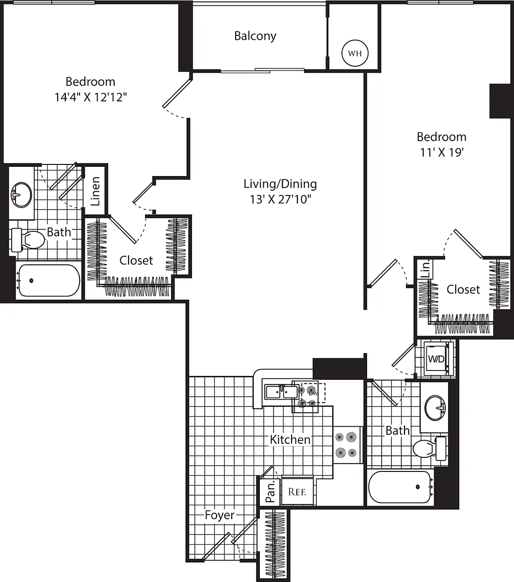 Floor plan D1 (Penthouse)