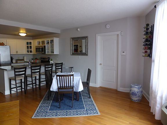 Dining area near window
