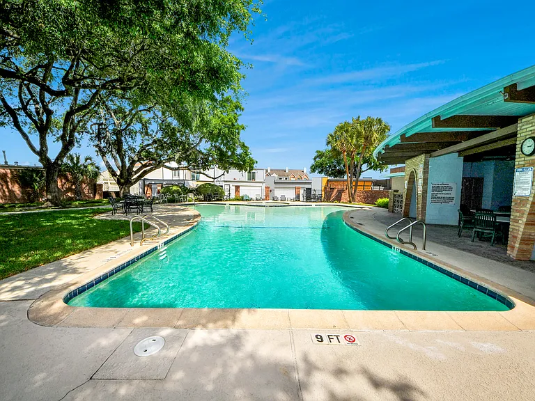 Pool right across the street!