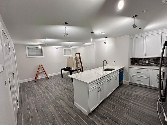 Kitchen looking into Living room (picture taken under construction)