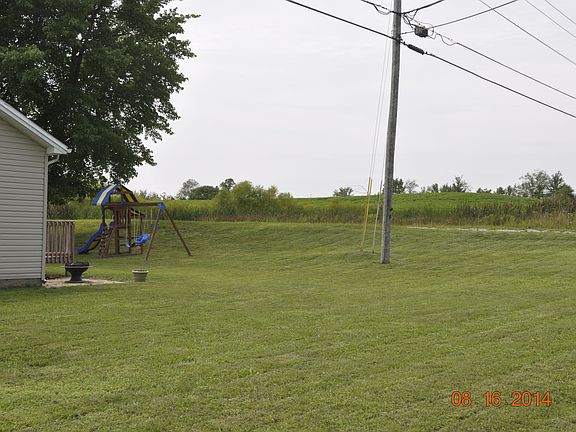Side yard looking into back