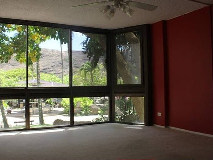 Living room with view