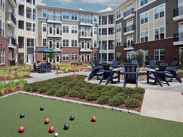 Bocce ball lawn