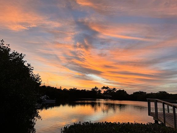 Neighborhood bridge and evening sunsets.