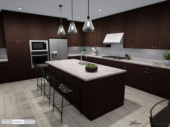 Beach House Lot 464 Kitchen Virtual Rendering