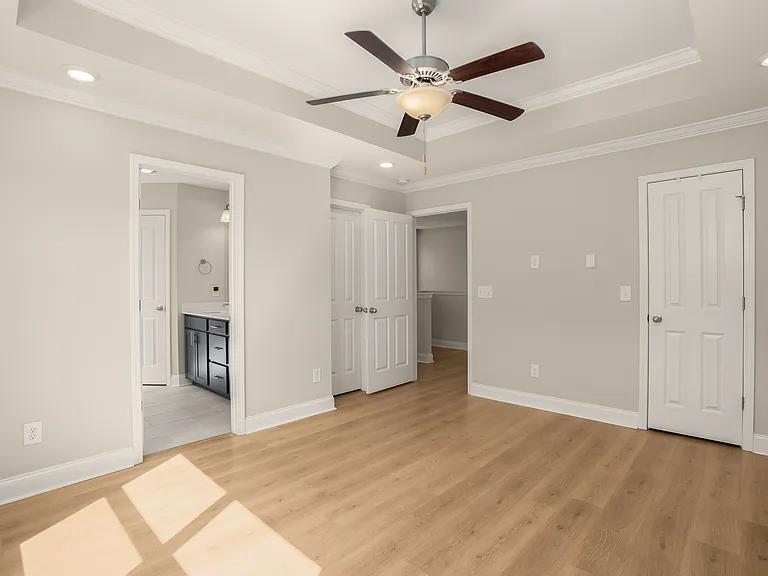 Primary Bedroom has 2 large walk in closets