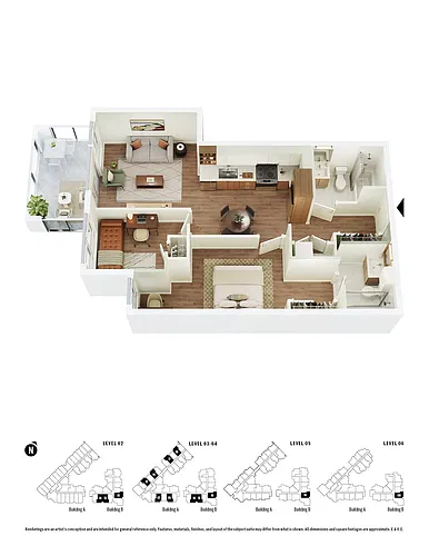 Floor plan C3 2 Bed 2 Bath 9