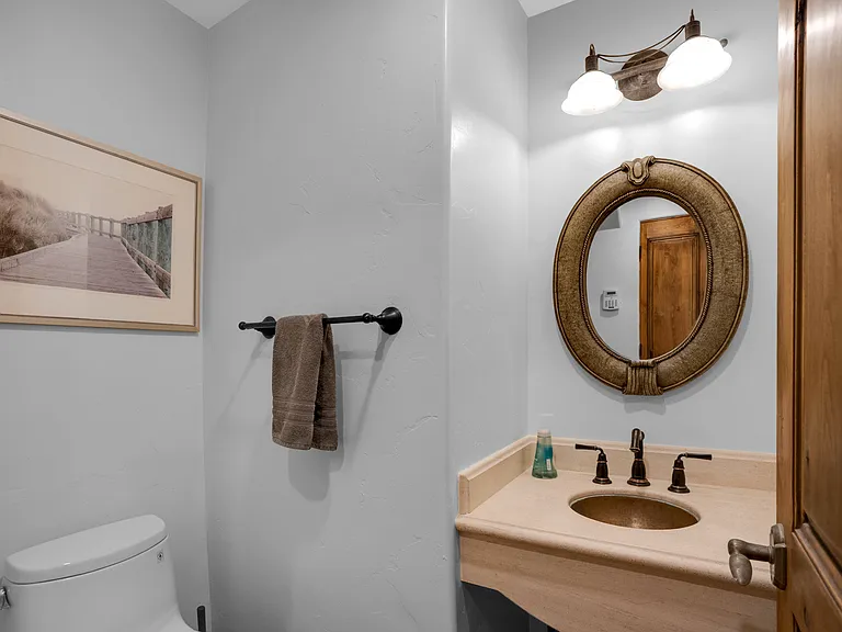 Downstairs half bath