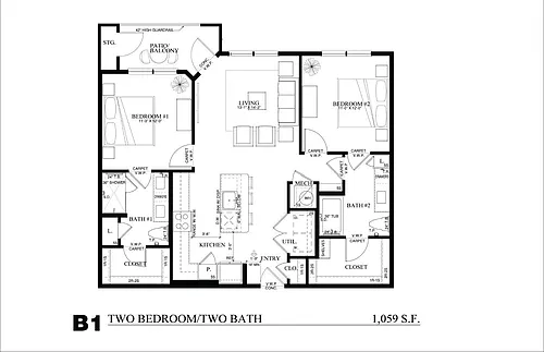 Floor plan B1