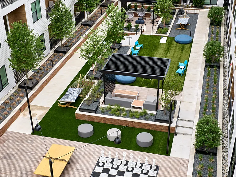 New South Building, South Courtyard