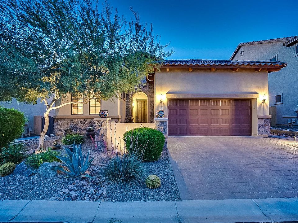 Front Elevation at Twilight