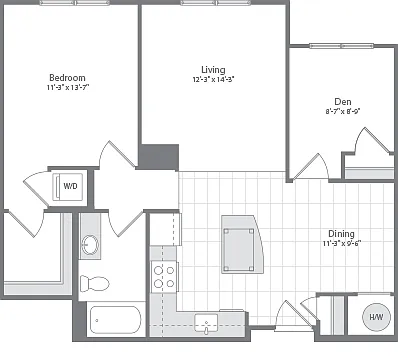 Floor plan A1K