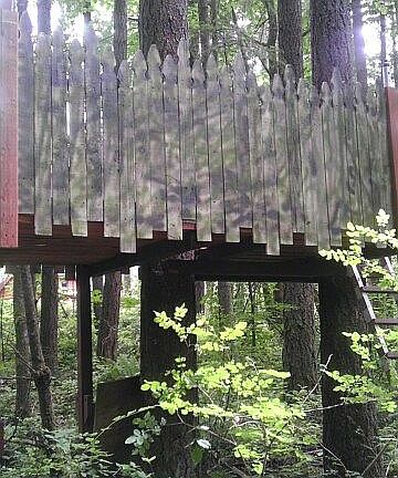 fort in the trees