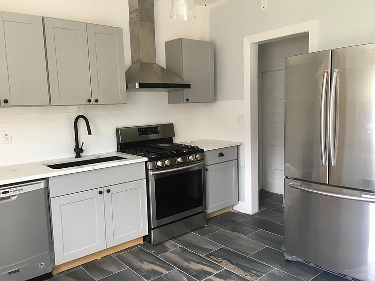 Kitchen and refrigerator