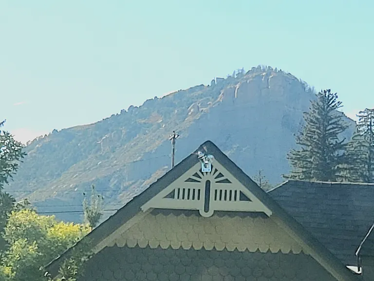 Perins Peak from the bedroom window!