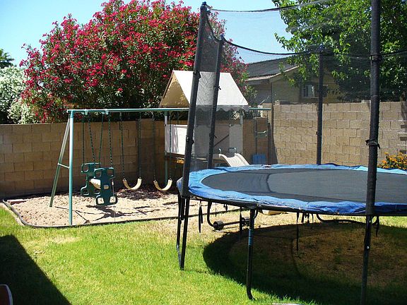 Back yard play area
