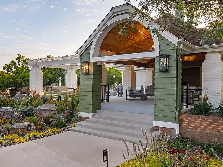 Enjoy the outdoor patio