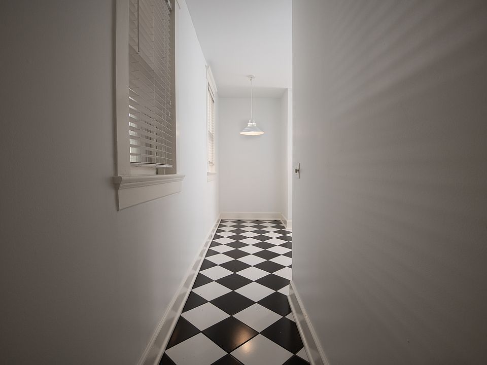 Hallway into kitchen