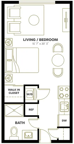 Floor plan Studio A9