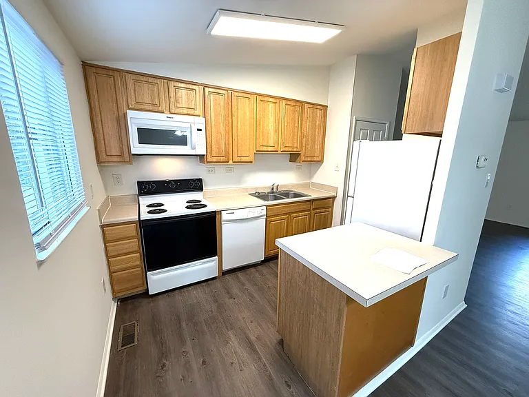 Open-plan kitchen.