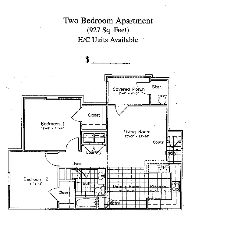 Floor plan 2X1